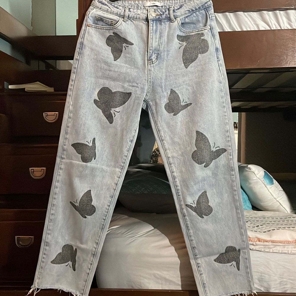 butterfly jeans